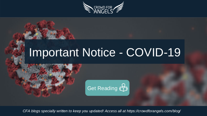 Important Notice from Crowd for Angels regarding COVID-19 (coronavirus)