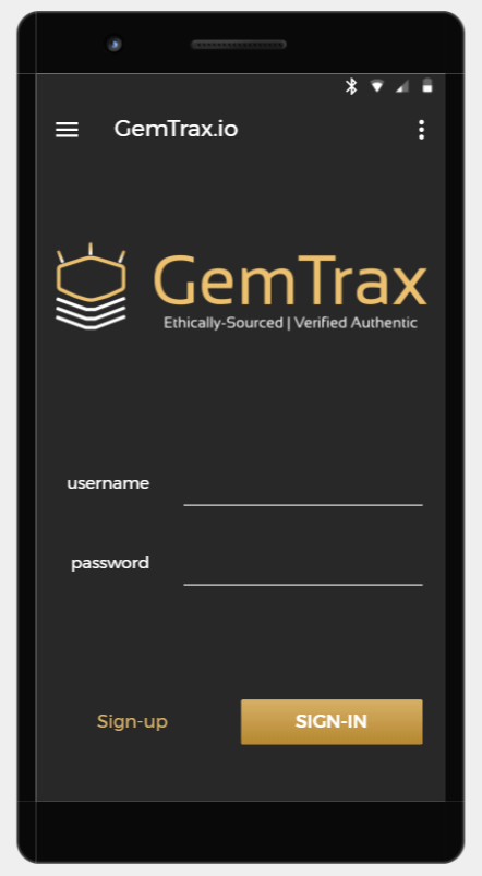 Gemtrax Gif showing registration